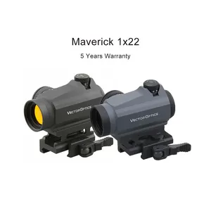 Vector Optics-mira telescópica compacta Maverick 1x22, punto rojo, colimador, con montaje QD de liberación rápida