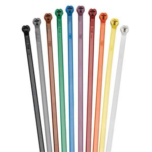 Abrazaderas de nailon autoblocantes Abb Thomas Betts Ty Rap de 100 mm x 3 mm para organización de cableado eléctrico - Product Image 3