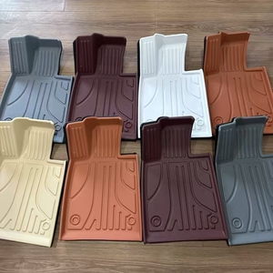 Tapis de sol complets <span class=keywords><strong>en</strong></span> TPE imperméables et inodores, 3 pièces, 3,5 mm d'épaisseur, faciles à nettoyer, colorés, antidérapants, toutes saisons pour VinFast <span class=keywords><strong>VF</strong></span> <span class=keywords><strong>6</strong></span> - Product Image 6
