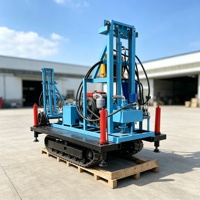 Foreuse compacte diesel 120 m pour puits d'eau avec forage rotatif rapide pour l'approvisionnement en eau domestique