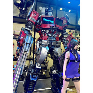 Gran decoración al aire libre Metal fibra <span class=keywords><strong>de</strong></span> vidrio Robot Bumble Bee estatua transformador figura <span class=keywords><strong>de</strong></span> acción escultura para la venta - Product Image 4