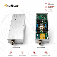 Amplificateur de puissance RF large bande OEM ODM 50W 400-2700MHz, module amplificateur de signal à gain élevé pour systèmes sans fil
