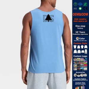 Canotta da Uomo OEM in Poliestere e Spandex Traspirante ad Asciugatura Rapida, Vestibilità Comoda per Palestra e Fitness - Product Image 3