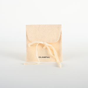 Caja de Joyería Texturizada Beige con Logotipo Personalizado, con Bolsa de Algodón, Juego de Caja de Regalo de Cartón Rígido de Lujo para Collar, Anillo y Pulsera - Product Image 2