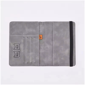 Portefeuille de voyage vierge en cuir PU avec blocage RFID pour cartes, vente en gros - Product Image 4