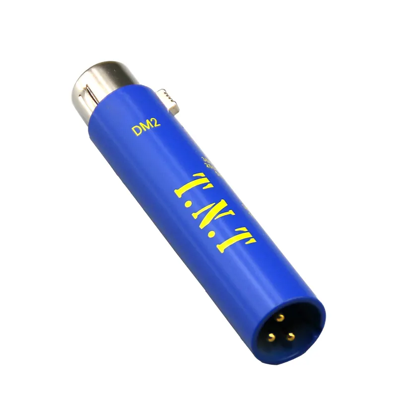 Preamplificador de micrófono en línea activo DM2 Dynamite, ganancia e impedancia seleccionables para receptores y amplificadores