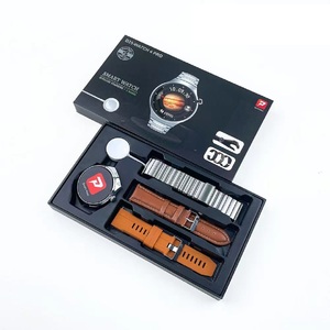 Nhà Máy D25 Đồng Hồ 4 Pro Smartwatch Với Thép Không Gỉ Da Cao Su Vòng Sạc Không Dây Câu Trả Lời Cuộc Gọi Lịch Chức Năng - Product Image 2