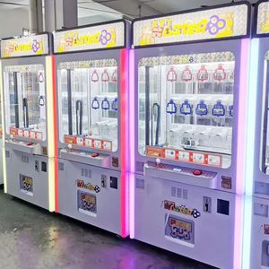 Machine à grue à prix gagnants en acrylique, acier et verre, avec accepteur <span class=keywords><strong>de</strong></span> pièces/billets, pour jouets à échanger (<span class=keywords><strong>GIF</strong></span>) - Product Image 4