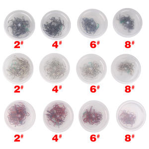 Anzuelos triples para pesca, tamaños 2, 4, 6, 8, de acero con alto contenido de carbono, para pesca en agua dulce, lagos y estanques. - Product Image 3