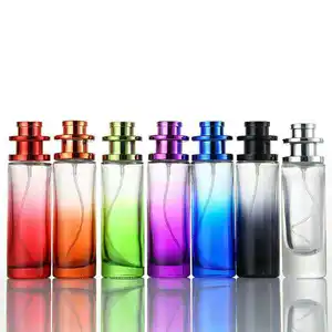 Glass Bottle Factory Produced Hot Sale Refillable Empty Glass Perfume Bottle With Spray