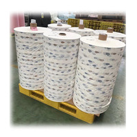 Cheap Price High Quality Disposable Baby Bibs of Printed Pe Film Laminated Tissue Paper Cloth Like