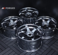 Velg Racing Mobil Sport MN Forged Volk Te37 SL Triple Chrome Forged untuk M340i G80 G82 G87 F80 F82 E92 GTR 5x114.3 5x112 5x120