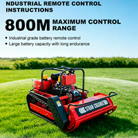 Trituradora de Madera Autopropulsada para Silvicultura con Control Remoto, 120 cm, Motor Híbrido Diésel, Motor sin Escobillas de 850 W, Monitoreo Remoto, EPA4