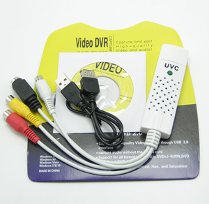 Putih USB 2.0 kartu <span class=keywords><strong>Audio</strong></span> rekaman Video UVC menangkap mudah PC Laptop menggunakan garansi 1 tahun <span class=keywords><strong>RCA</strong></span> HD <span class=keywords><strong>Output</strong></span> Stereo PVC bahan tembaga - Product Image 2