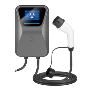 Chargeur mural domestique OEM ODM Type 1/Type 2/GBT, station de recharge de véhicule <span class=keywords><strong>électrique</strong></span> intelligente murale portable de niveau 2, 32A 7kW - Product Image 1