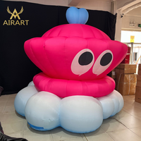 Ballon Mascotte LED Gonflable Personnalisé en Forme de Tasse à Thé, Fourniture Directe Usine, Idéal pour la Décoration d'Activités Commerciales en Bar