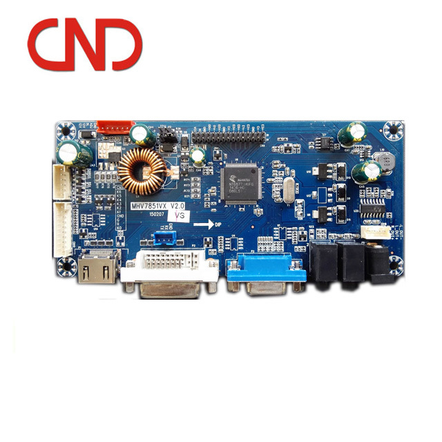 MHV7851 HD Resolution 1920*1200 LVDS to HDM I VGA DVI Converter adaptor lcd monitor controller MotherBoard