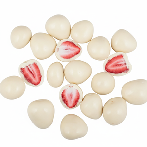 Dragees de Fresa con Chocolate Blanco de Alta Calidad – Liofilizados, Recubiertos Gourmet, a Granel y en Empaque para Regalo - Product Image 2