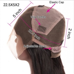 Nouveaux produits : Perruque indienne en cheveux vierges non traités, qualité 10A, la meilleure qualité, avec baby hair, perruque complète en dentelle, ondulée (Body Wave) - Product Image 3