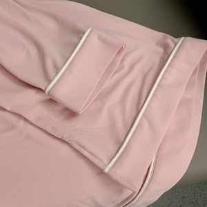 Branded <b>Women</b> Leisure Wear Sleeping Polyester Modal Pajama, Spring Summer Private Label Female Soft Sleepwear - Product Image 3