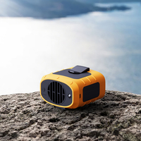 Ventilateur personnel AntarcChill 8000 mAh à clipser sur la ceinture, portable, avec lumière LED et batterie externe, mini ventilateur à suspendre à la taille