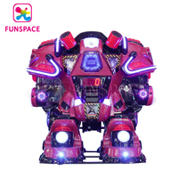 Funspace, parc d'attractions, centre commercial, enfants, adultes, robot électrique à piles