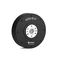 Moteur robotisé à courant continu CubeMars AK80-6 KV100 IE4 à aimant permanent, sans balais, antidéflagrant, 48V, avec boîte de vitesses planétaire à entraînement harmonique