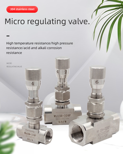 Válvula de Microajuste de <span class=keywords><strong>Escala</strong></span>, Válvula de Regulación de Flujo Roscada de Ajuste Fino WL3H-320P - Product Image 5