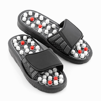 Pantoufles de Massage d'acupression pour le pied, masseur, outils d'acupression, chaussures de Massage, tapis chauffant, soulagement de la fasciite plantaire, 1 paire