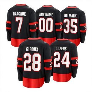 2025 NewTop Personnalisé Hommes Ottawa 7 Brady Tkachuk 28 Claude Giroux 12 DeBrincat 72 Chabot 18 Stutzle 100% Polyester Broderie Glace - Product Image 1