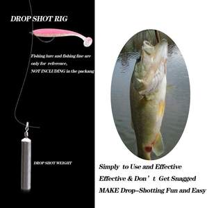 2.5g-20g poids de tir de chute accessoires de plomb de pêche pour les gouttelettes d'eau de bar conception pivotante pour <span class=keywords><strong>la</strong></span> pêche en lac et en rivière - Product Image 4
