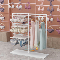 Vente en gros présentoir sur pied pour magasin de vêtements sous-vêtements présentoirs pour magasin