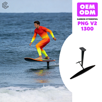 Aile hydrofoil AXIS Downwind Pump Foil PNG 1300 V2 en carbone, glisse fluide, levage rapide, contrôle stable, pour vent léger et navigation en vagues