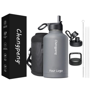 64oz Outdoor Sports <span class=keywords><strong>Water</strong></span> Garrafa com alça Custom Stainless Steel Portable Half Gallon <span class=keywords><strong>Water</strong></span> Garrafa - Product Image 1