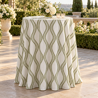 Faible MOQ, Vente en Gros de Sets de Table Personnalisés Imprimés, Nappes Réutilisables en Polyester, Serviettes de Table en Tissu pour Hôtels et Événements de Mariage
