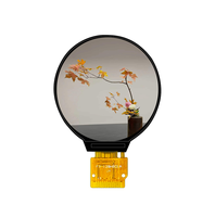 SPI LVDS tampilan lcd bulat kenop bulat 1.28 1.6 2.1 2.8 3.4 3.6 4.0 5.0 RGB 1080*1080 tft ips lingkaran
