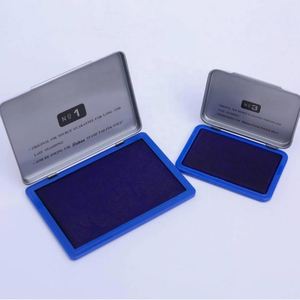 Almohadillas de tinta de secado rápido al por mayor en caja de lata, almohadilla de sello de plástico personalizada para uso en oficina, sellos de goma económicos 182 - Product Image 4