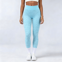 Leggings de yoga respirants à taille haute pour femmes, imprimé léopard, sans couture, extensibles, pour le yoga, la gym et la remise en forme quotidienne
