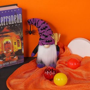 Espeluznante Gnomo de Halloween Muñeca sin rostro Bruja Estatuilla coleccionable temática para graduación Fiestas de Diwali Lindo estante de mesa espeluznante - Product Image 4