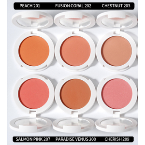แป้งบลัชออนอัดเม็ดสีสูงแบบวีแกนน่ารักไม่ติดทนนานติดฉลากส่วนตัว12ชิ้น - Product Image 3