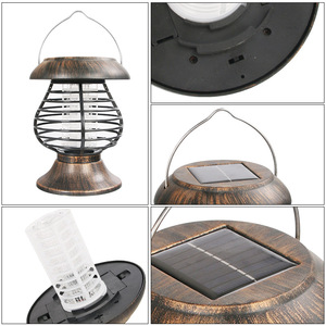 Lámpara Antimosquitos Solar Portátil Xinyao, Trampa UV Impermeable para Exteriores - Product Image 4