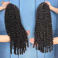 Pelucas de Cabello Humano Rizado Birmano 250% con Encaje Frontal HD 13x6, Ondas Profundas Euroasiáticas, Rizadas y Voluminosas, Sin Pegamento y Sin Estrés