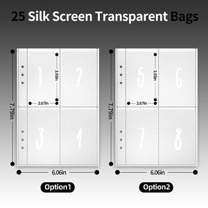 Enveloppes A5 100 en PU avec logo personnalisé fournitures <span class=keywords><strong>de</strong></span> bureau livre <span class=keywords><strong>de</strong></span> défi pour économiser <span class=keywords><strong>de</strong></span> l'argent - Product Image 5