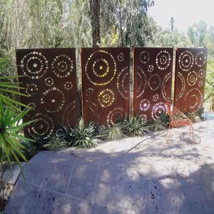 Màn Hình Vườn Cắt <span class=keywords><strong>Laser</strong></span> Hàng Rào Kim Loại Corten Hàng Rào Thép Màn Hình Riêng Tư Ngoài Trời - Product Image 4