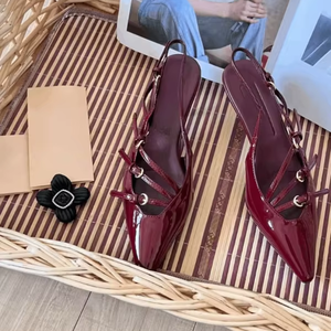 Sandales de luxe pour femme, confortables, été-automne, personnalisées, à talons hauts fins, bout ouvert et talon ouvert, à bout pointu - Product Image 1