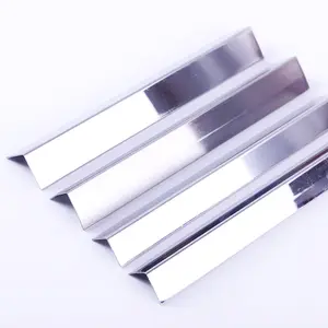 佛山FSF無料サンプルタイルアクセサリー304グレードステンレス鋼セラミックタイル分割ストリップ直角タイルトリムセラミック