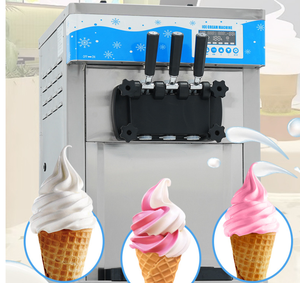 Machine à crème glacée certifiée CE, machine à crème glacée commerciale verticale entièrement automatique, machine à crème glacée molle, coupes de crème glacée - Product Image 2