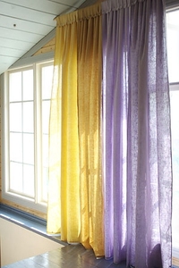 Rideau classique en lin tapisserie de haute qualité, nouveau, vente en gros, pour fenêtre de salon et chambre à coucher, 100% - Product Image 4