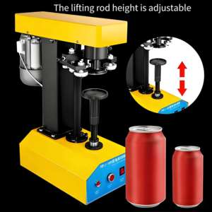 Máquina Selladora de Latas de Plástico Semiautomática de Alta Productividad, Selladora de Botellas de Plástico, Selladora de Latas de Plástico para Mascotas - Product Image 3
