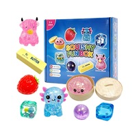 Coffret de 8 jouets à presser en forme de bonbons, jouet souple à rebond lent, colle flexible, boîte surprise pour enfants, vente chaude transfrontalière